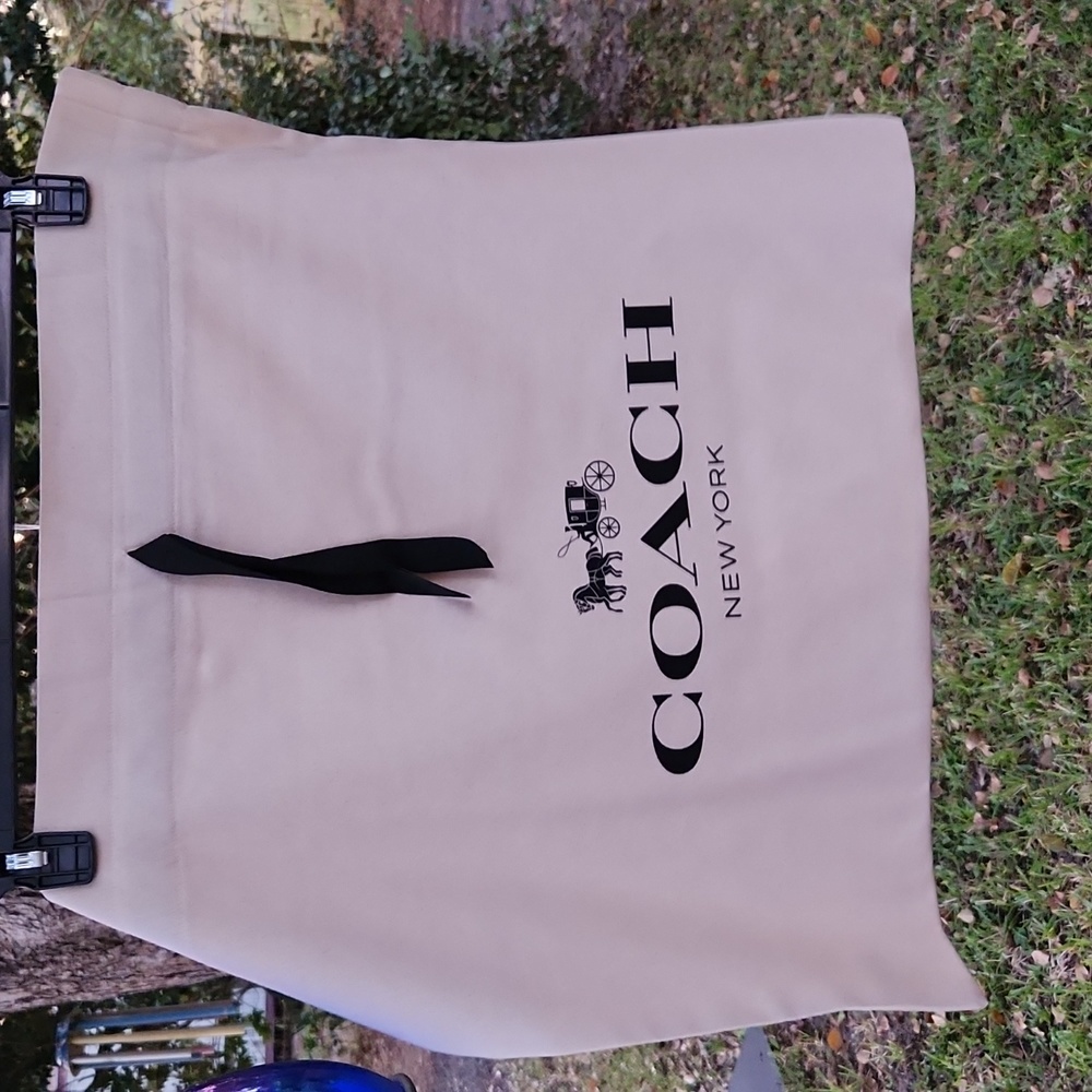 AUTHENTIC COACH Large Canvus Drawstring Dust Bag  20" W×24" D